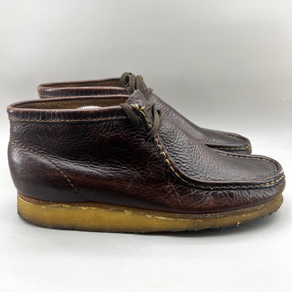 Clarks Originals Wallabees Chukka Boots Men Size 12 M Brown Oiled